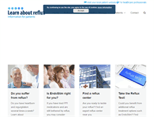 Tablet Screenshot of learnaboutreflux.com